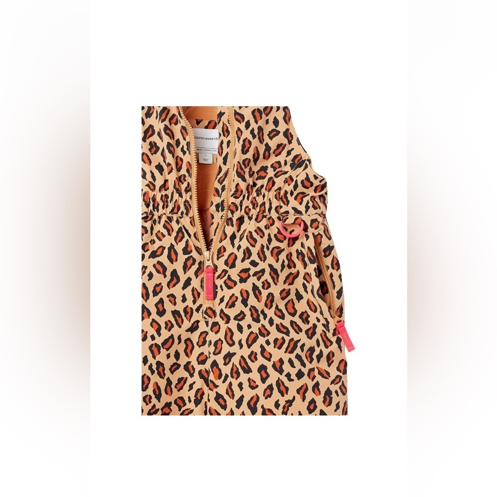 Amazon Essentials girls Water-Resistant Snow Bib - animal print size 3T - Picture 3 of 7